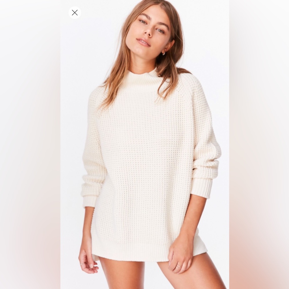 BDG Cream Turtleneck Sweater